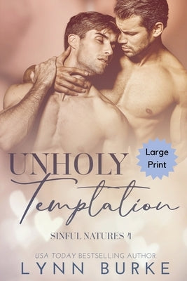 Unholy Temptation Large Print by Burke, Lynn