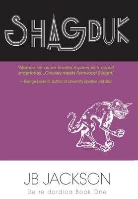 Shagduk (De re dordica, Book One) by Jackson, Jb